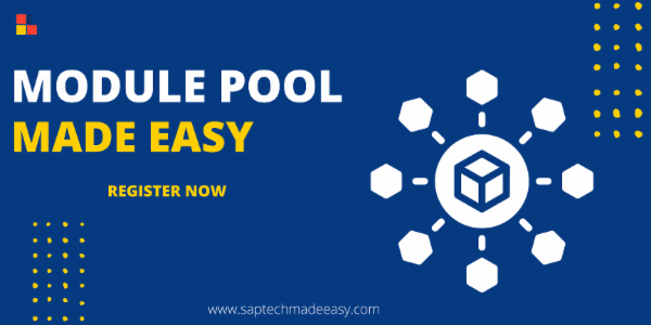 ABAP Module Pool Made Easy